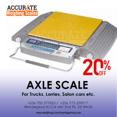 axle car scales with dynamic weighing indicator for moving