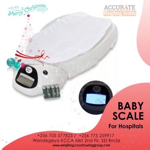 Reliable baby weighing scales weigh Mulago Kawempe