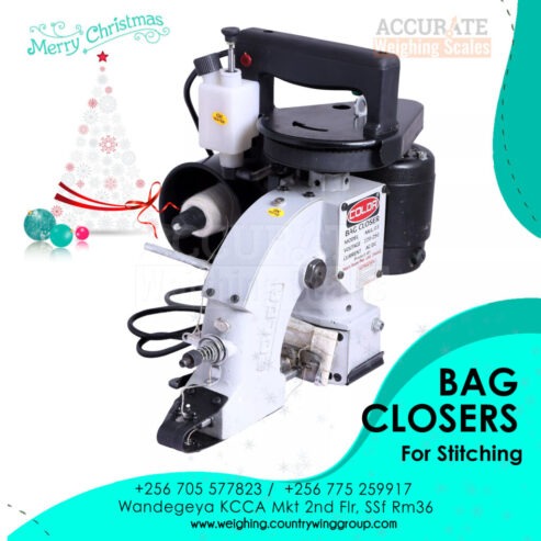 Portable electric sewing bag closure machine in Kampala