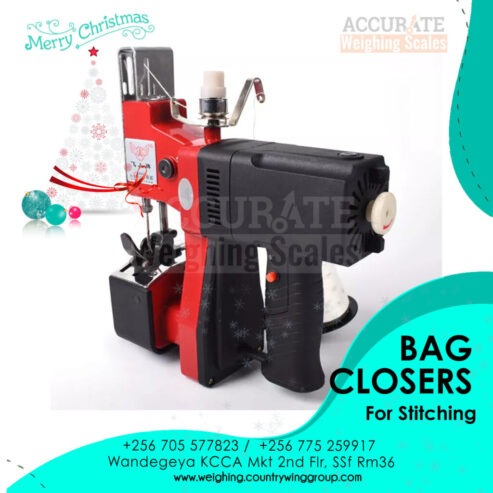 Standard double lock bag closing machine in Kampala