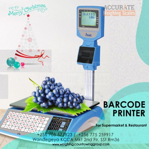 Barcode Supermarket Receipt Printing Scales in Kampala