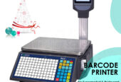 portable barcode printing scale used in mini supermarket