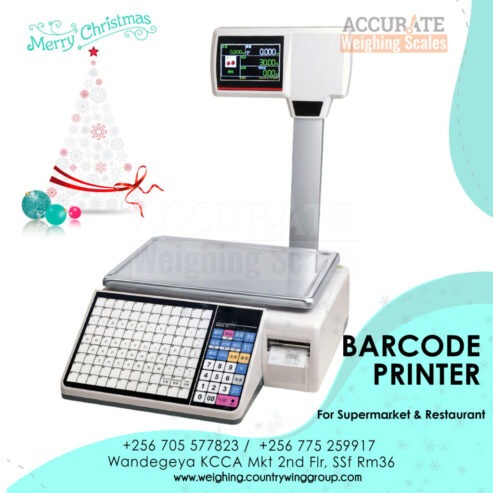 Barcode label printer Scale for supermarkets in Kampala