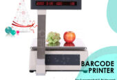 Easy programming barcode printing scale