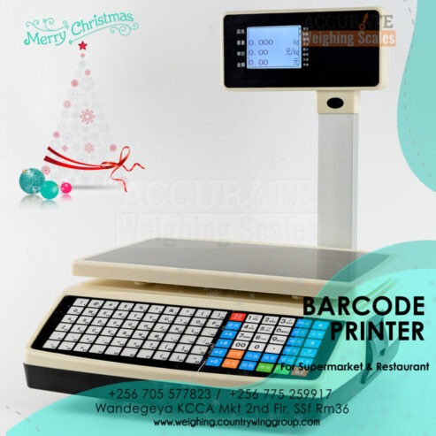 barcode printing scale with 5g divisions