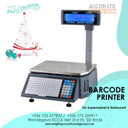 Approved barcode printing scale by OIML certificate