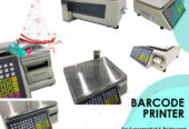 table top type price barcode printing scale with PC software