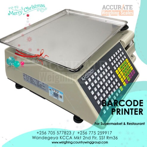 price of barcode printers table top weighing scales