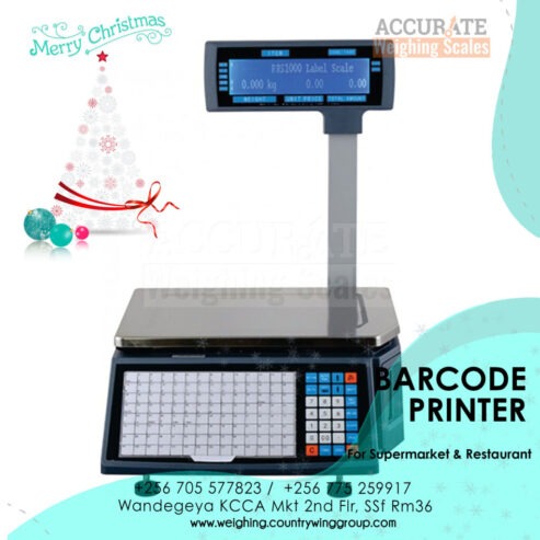 Barcode printer scales for supermarket on sale from USA