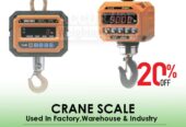 Crane weighing scales with big capacities up to 40tons