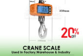 locate crane weighing scale supplier shop at Bombo road