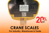 Heavy duty crane weighing scales with Peak hold function