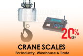 crane weighing cables which can be calibrated with remote