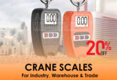 Light duty digital crane weighing scales with Two set point