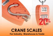 Digital light duty crane weighing scales with capacity 50kg