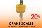 crane weighing scales with various colors at supplier shop