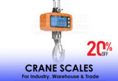 Get a digital crane weighing scale with a tare range of 10