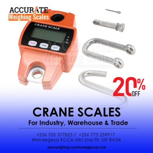 Crane weighing scales with big capacities up to 40tons