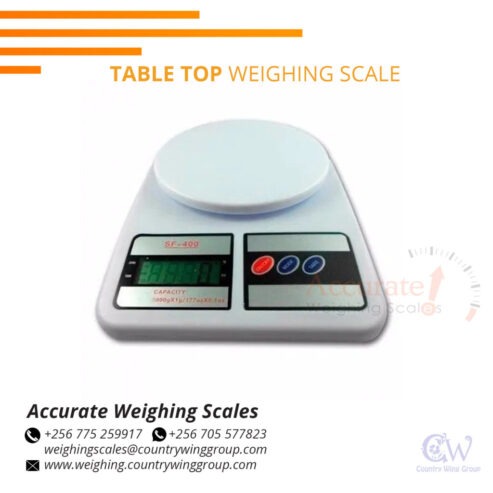 Accuracy Kitchen Weighing Scale LCD display, Stainless Steel