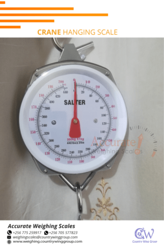 portable dial crane hanging scale with stainless steel house