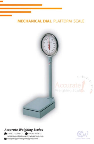 Rugged mechanical steelyard platform weighing scales