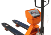 Pallet trucks scales indicator tare function and hold