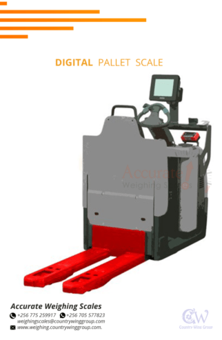 Digital Pallet weighing scales with plastic powder finishing