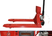 electronic foldable Pallet Jack weighing scales in store