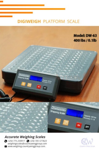 Platform weighing scales with rugged dial structure design