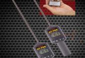 Digital grain moisture meter with external power supply