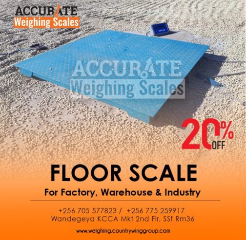 heavy duty floor platform weighing scales for measuring