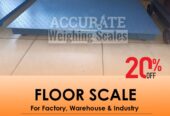 Verified industrial floor standing platform scales