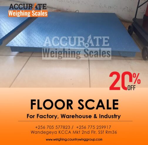 Verified industrial floor standing platform scales