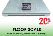 Verification certificate for floor weighing scale