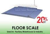 Digital standard operating floor weighing scale