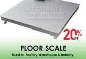 Certified standard floor weighing scale