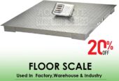 Modern digital floor weighing scale battery included