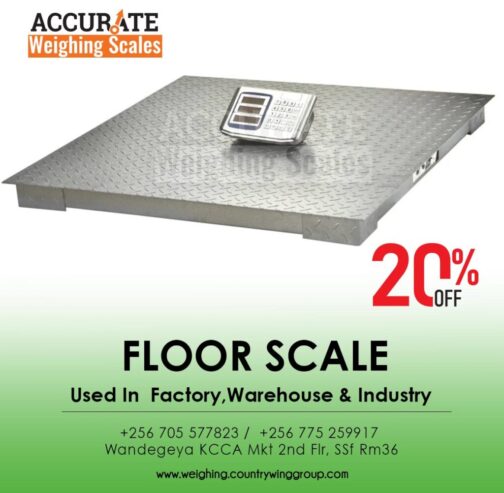 Modern digital floor weighing scale battery included