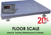 Flat floor industrial ware house heavy duty scales