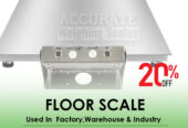 accessible general purpose industrial floor weight scale