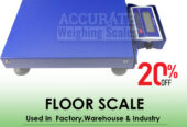 floor scale designed for industrial rugged counting task