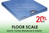 textured surface floor weight scale to provide stability