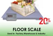 Floor scales designed for heavy duty measurements