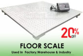 floor weight scale with painted steel and features