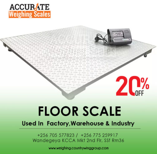 floor weight scale with painted steel and features