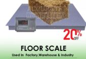 floor weight weighing scale with single loading ramp