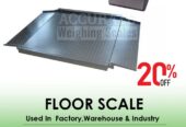 floor weight scale with U-shapped mild steel