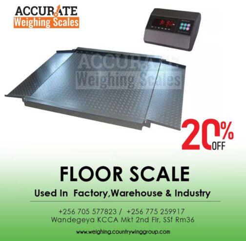 floor weight scale with U-shapped mild steel