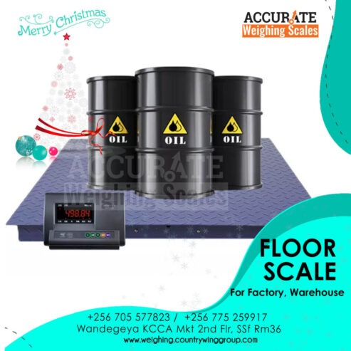 Platform scales designed for heavy duty measurements