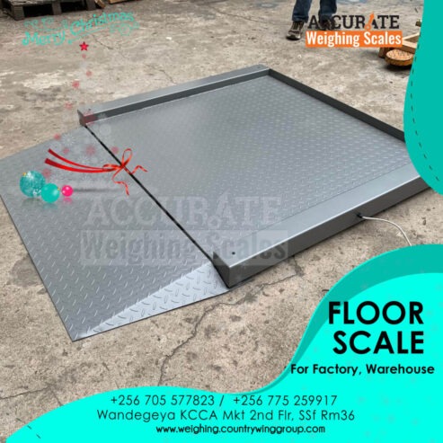 checked floor scales ramped up to 1 ton, 3 tons and 5 tons